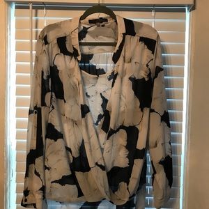 Rose and Olive plus size blouse w/ built in cami